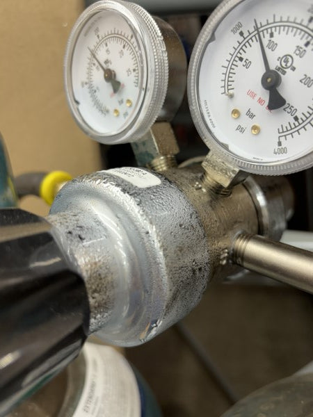 Two stage pressure regulation