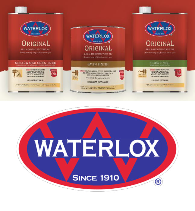 Waterlox, the go-to finish for wood wnthusiasts since 1910.